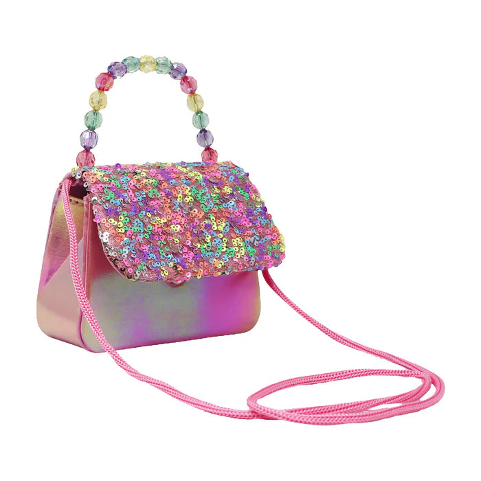Pink & Purple Glitter Handbag