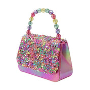 Pink & Purple Glitter Handbag