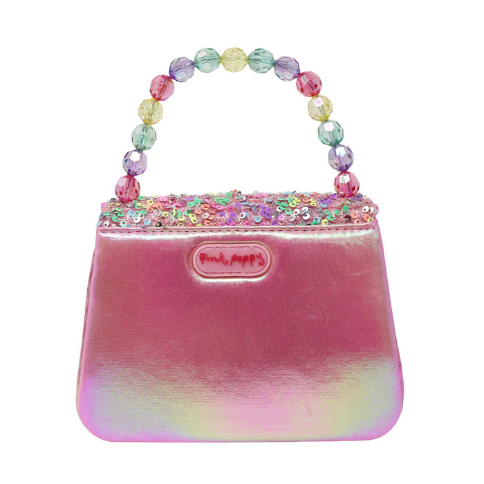 Pink & Purple Glitter Handbag