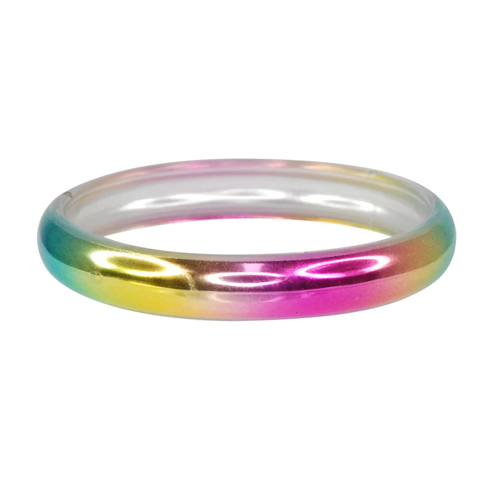 metallic rainbow bangle 