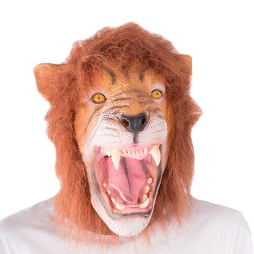 latex lion mask lion king wizard of oz animals zoo safari 