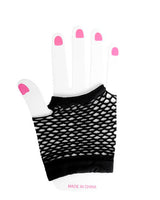 Short Fishnet Fingerless Gloves