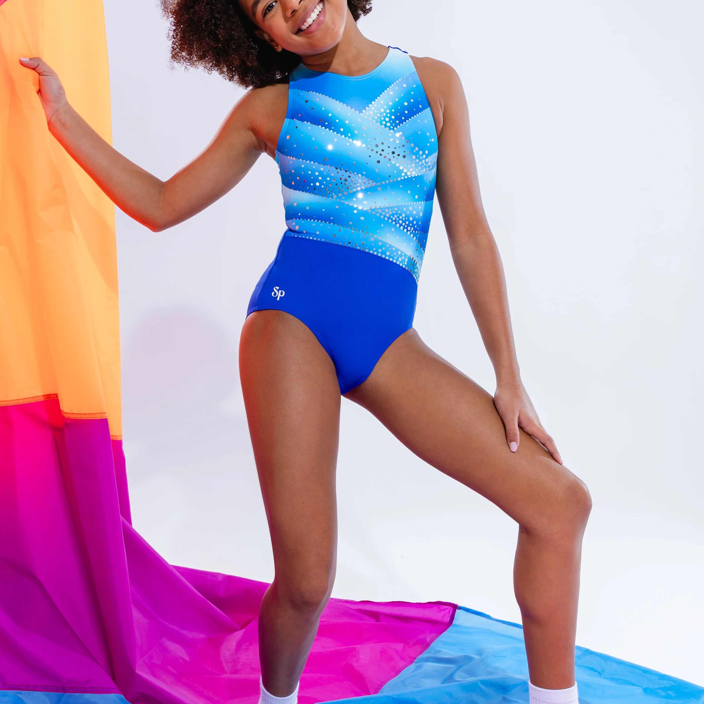 Blue Raspberry Leotard Sylvia P Gymnastics