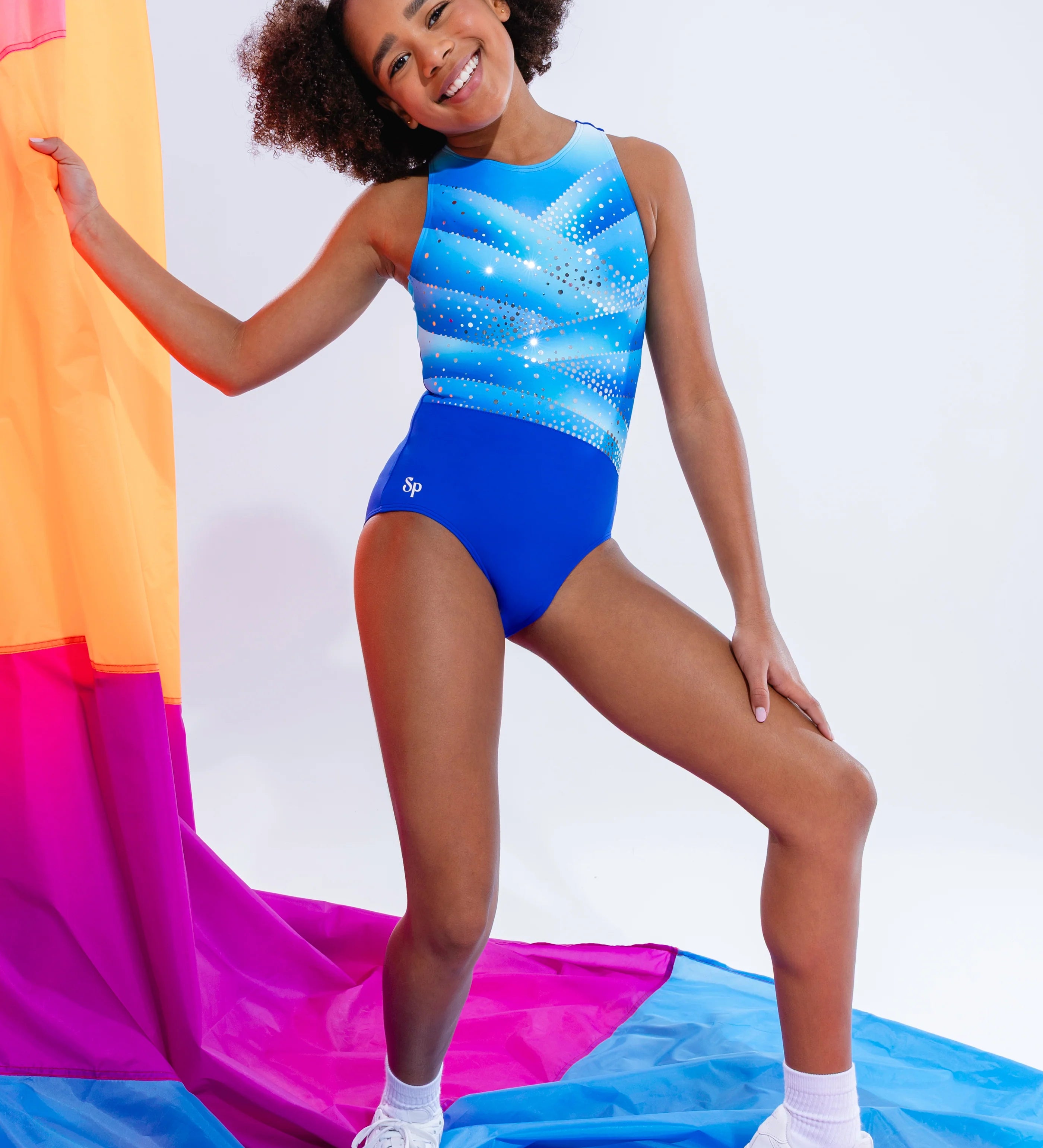 Blue Raspberry Leotard Sylvia P Gymnastics