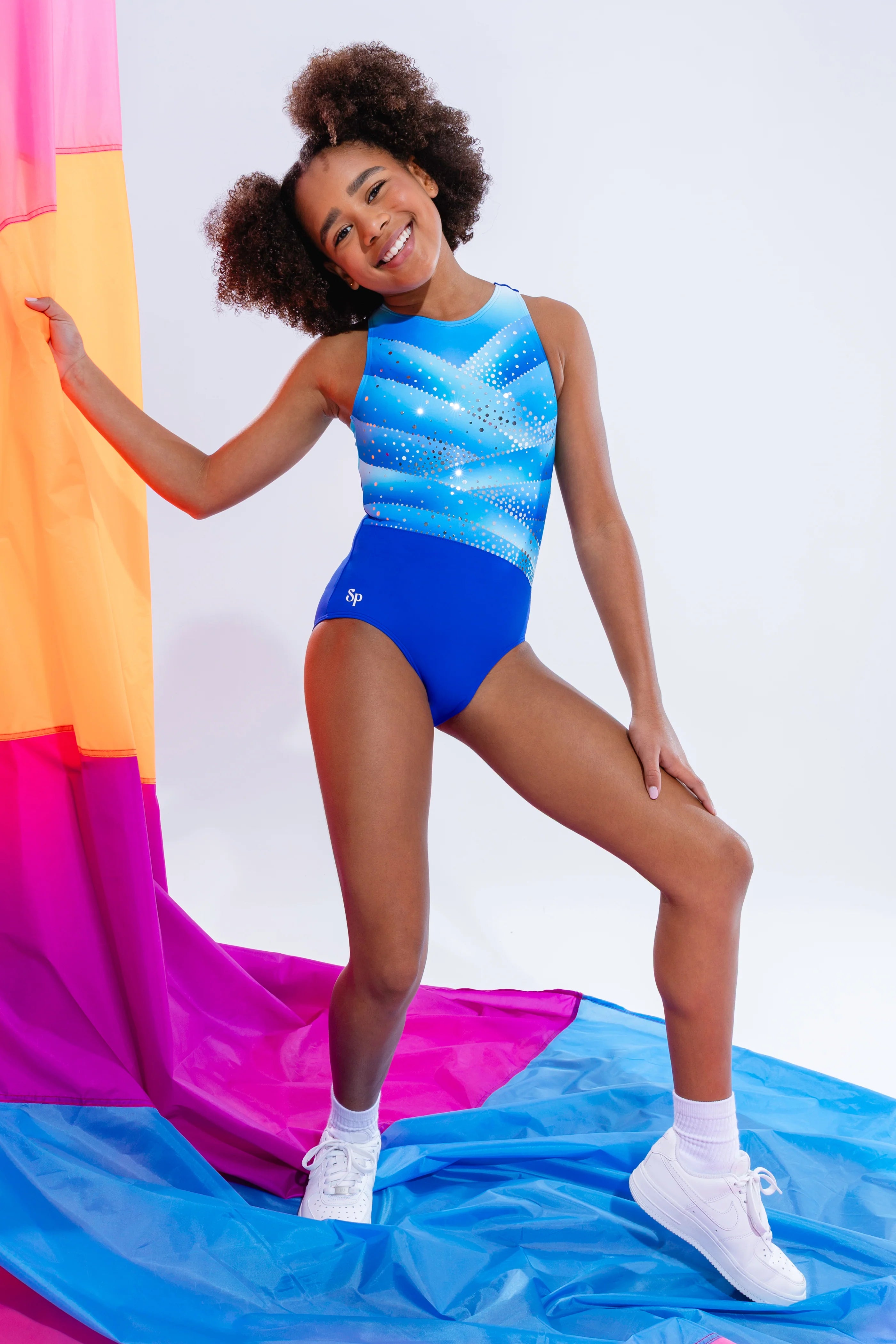 Blue Raspberry Leotard Sylvia P Gymnastics