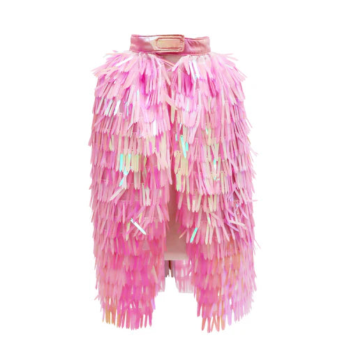 fringed sequin cape fairy queen dress up