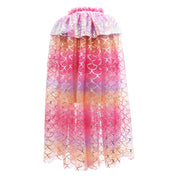mermaid rainbow cape