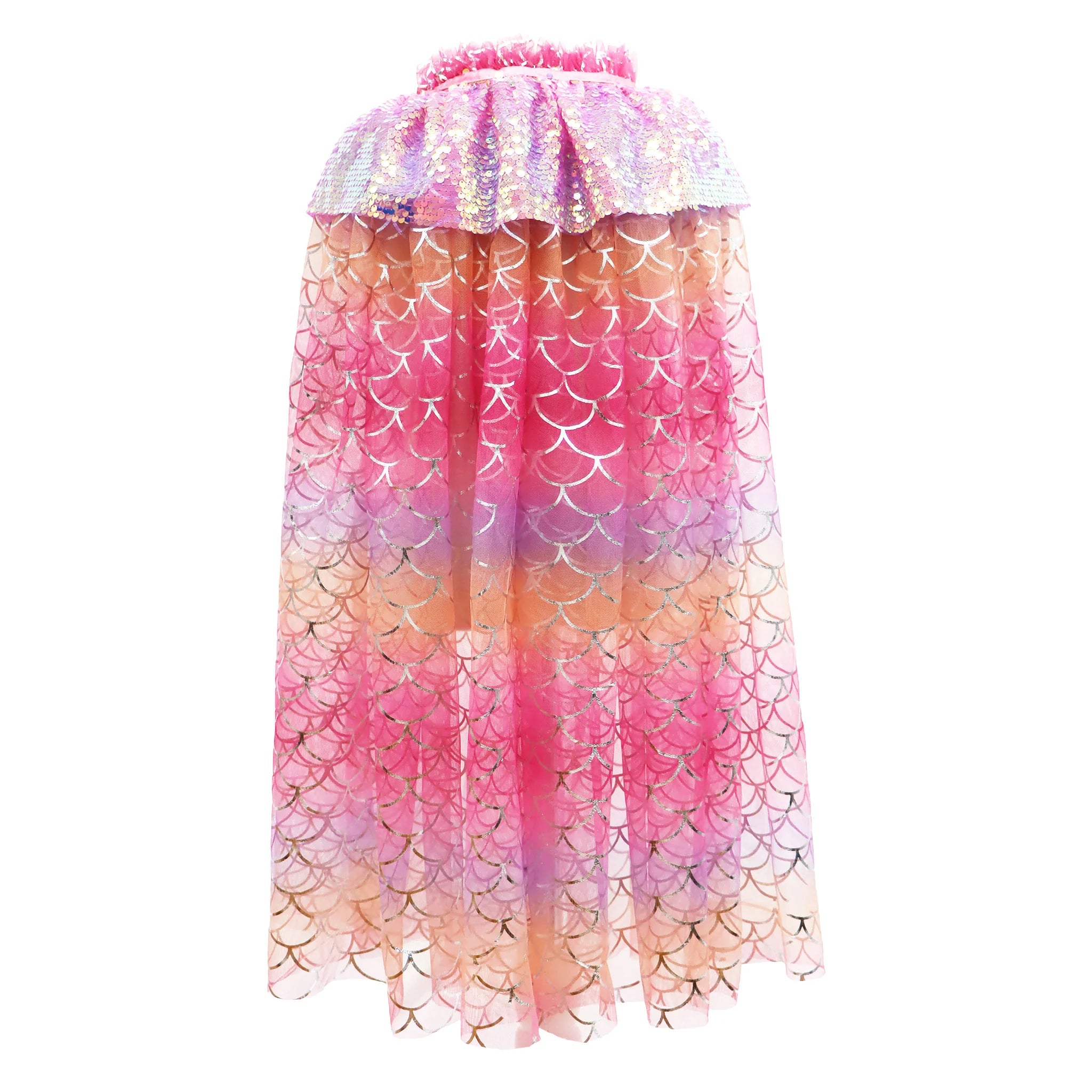 mermaid rainbow cape