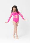 Kylie Mesh long sleeve Leotard dance costume