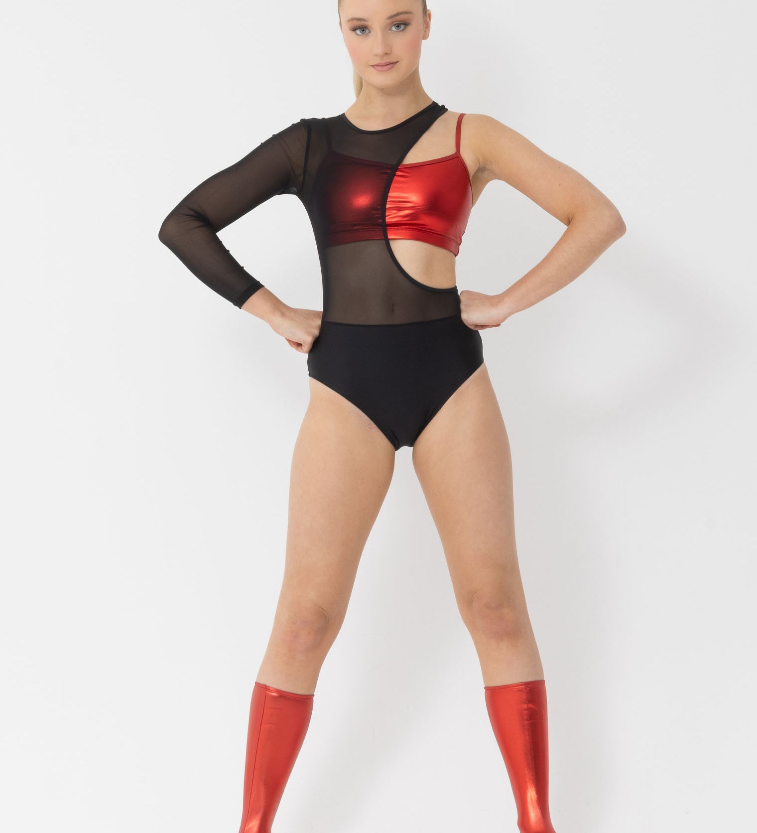 Tammy Pullover Mesh Leotard studio 7 dancewear costume