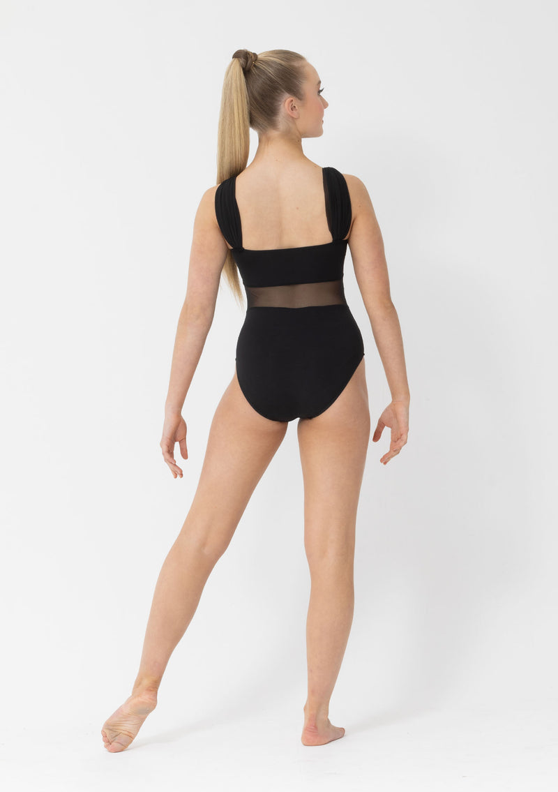 Margot Leotard high neck mesh dance costume