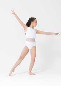 Margot Leotard high neck mesh dance costume