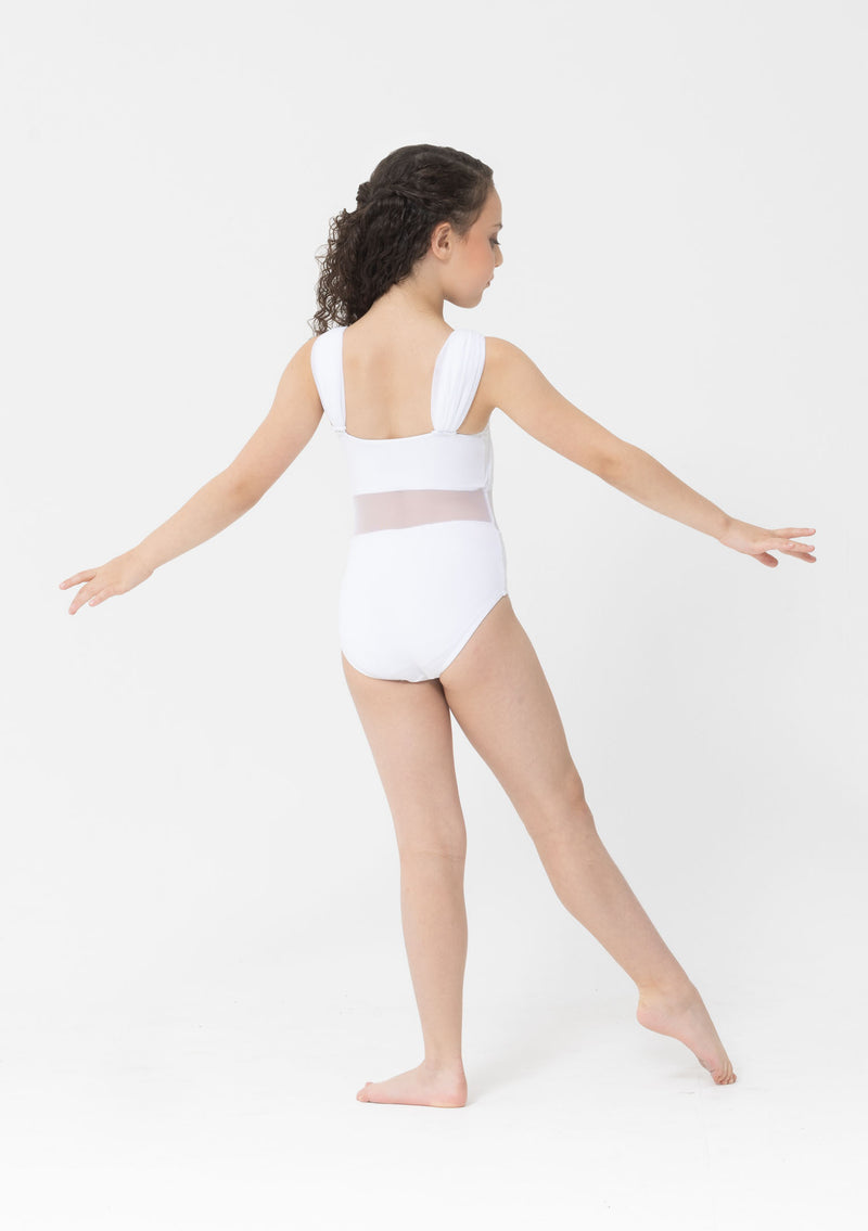 Margot Leotard high neck mesh dance costume