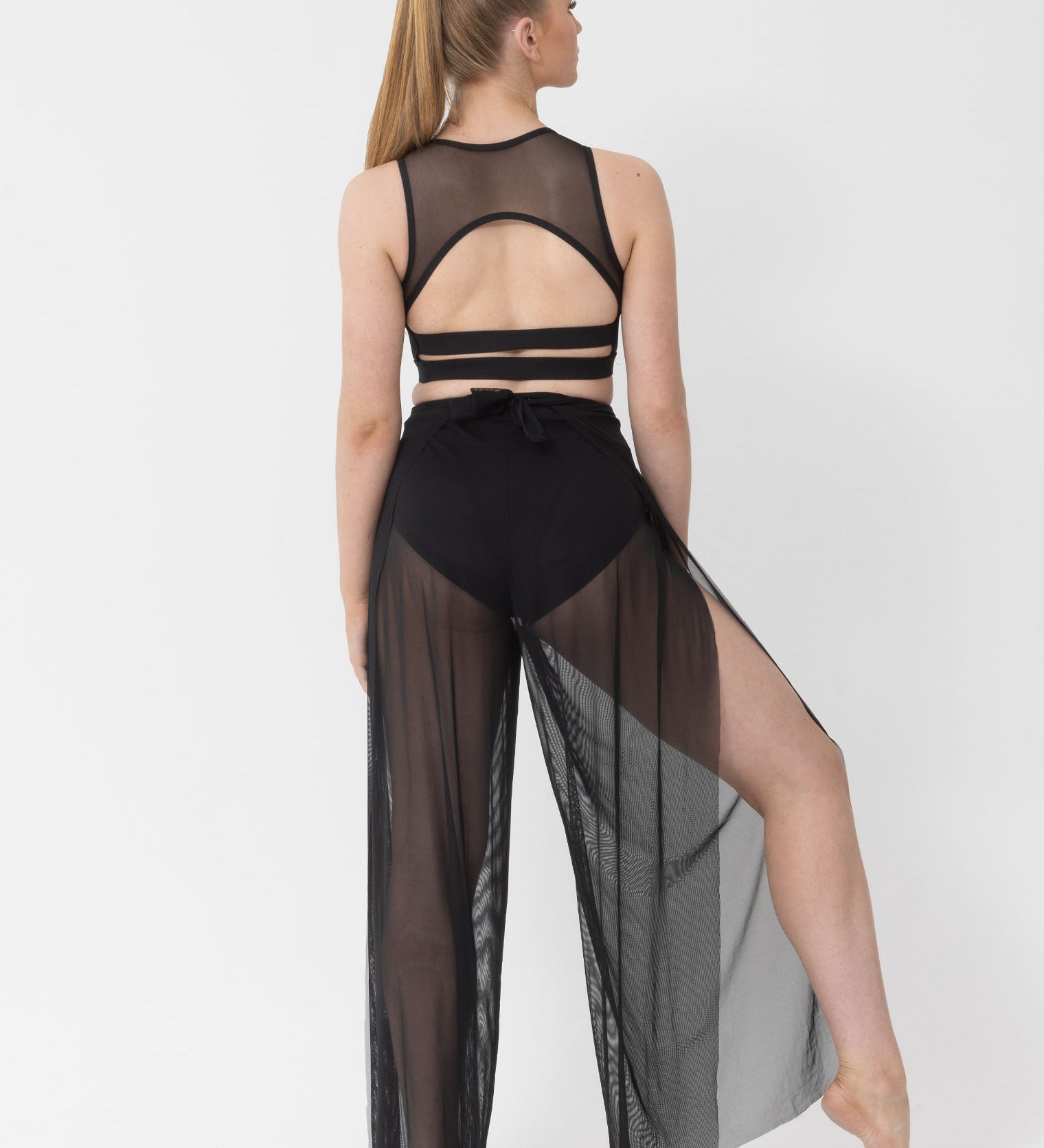 Mesh Wrap Pants studio 7 dance costume
