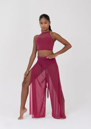 Mesh Wrap Pants