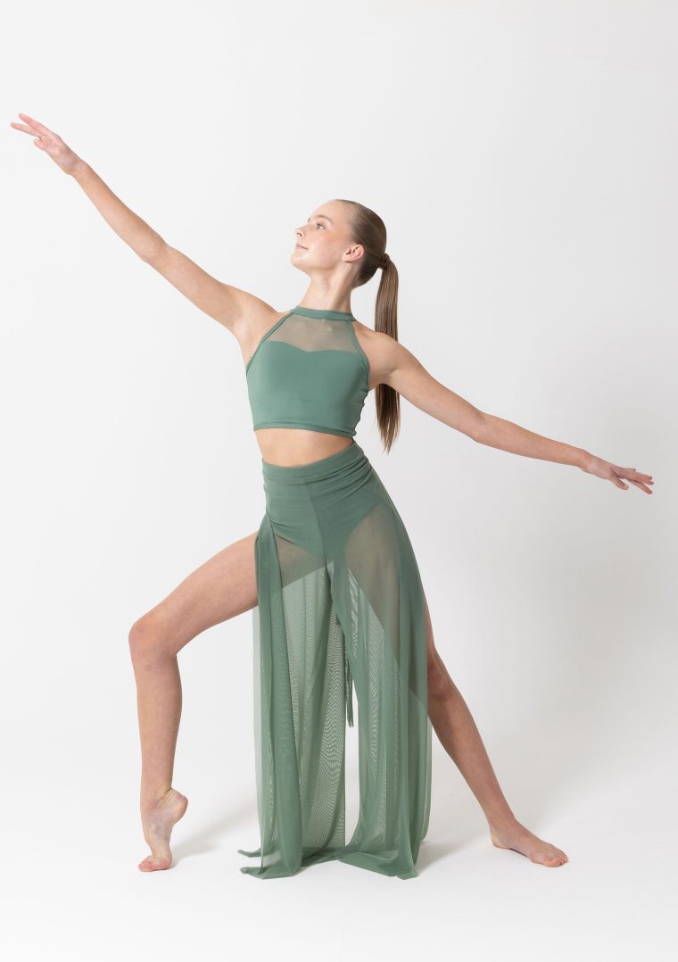 Mesh Wrap Pants