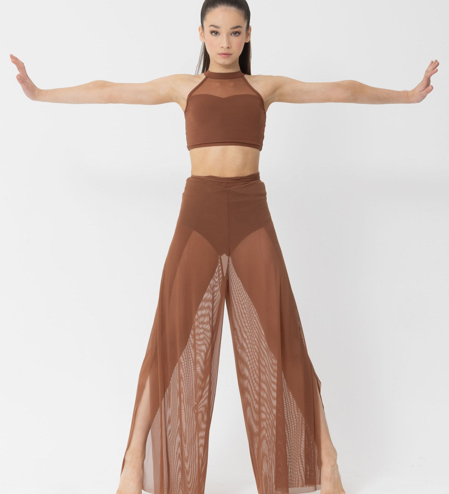 Mesh Wrap Pants studio 7 dance costume