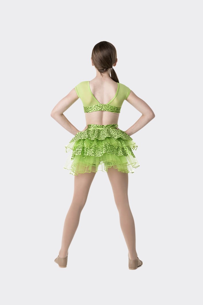 Stepping Out Detachable Bustle - Lime Green - Discontinued