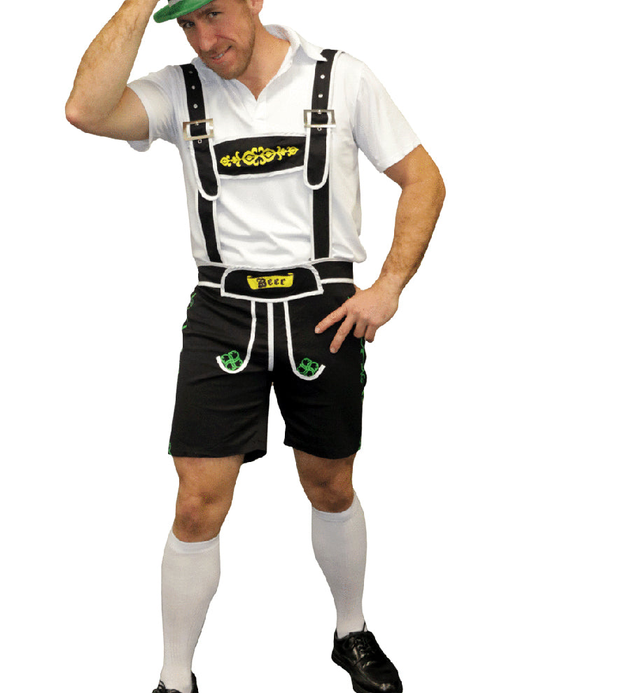 oktoberfest beer man lederhosen german austrian costume