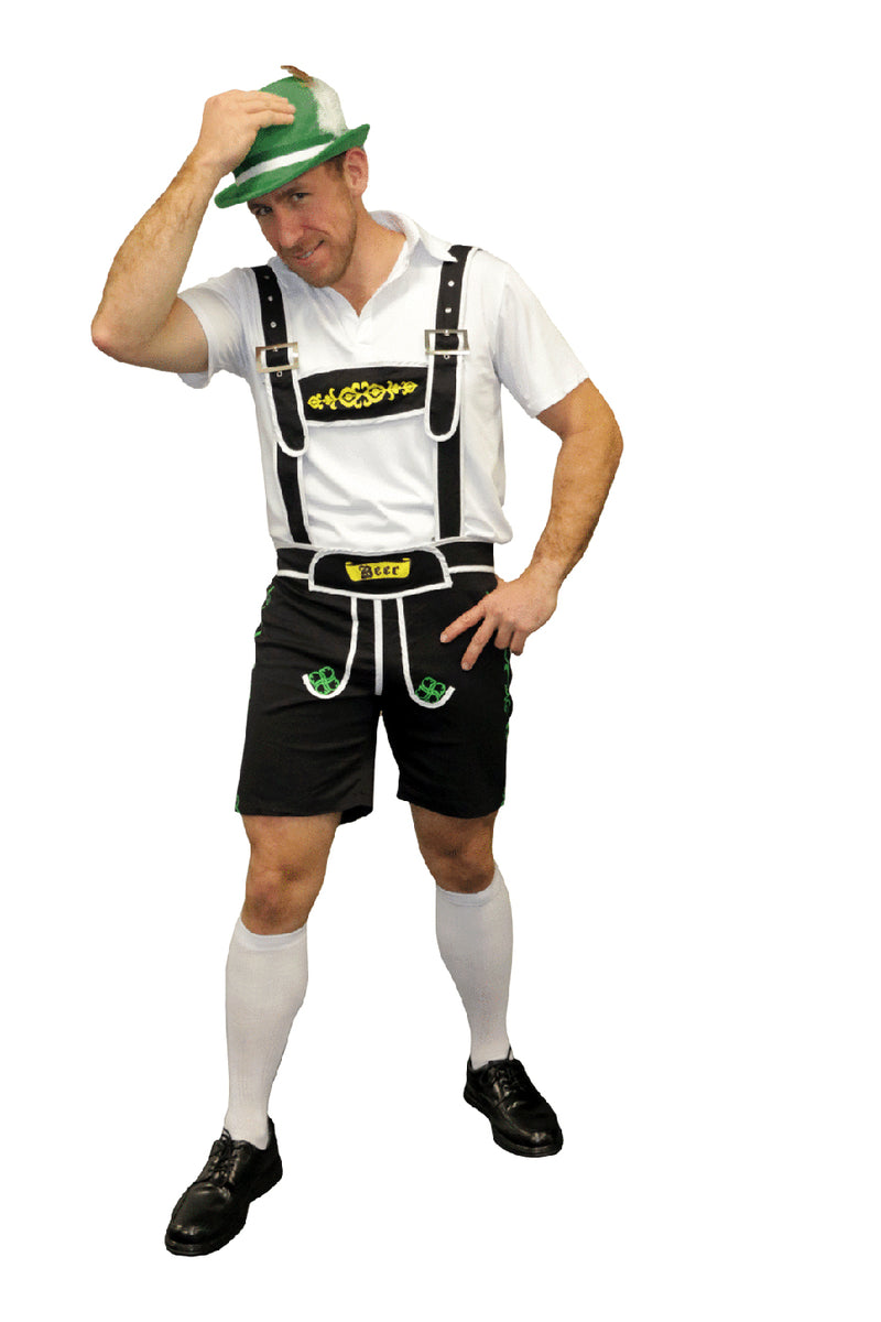 oktoberfest beer man lederhosen german austrian costume