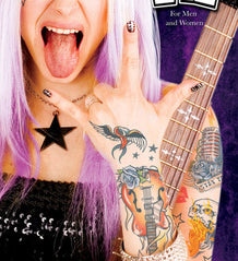 tattoo fake temporary rockstar musician rock n roll actor character punk 80s 90s fancy dress party 
