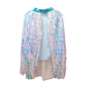 disney frozen elsa sequin cape snow queen 