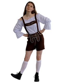 Female Brown Lederhosen