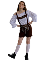 Female Brown Lederhosen