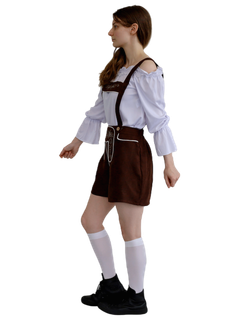 Female Brown Lederhosen
