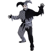 creepy clown jester halloween