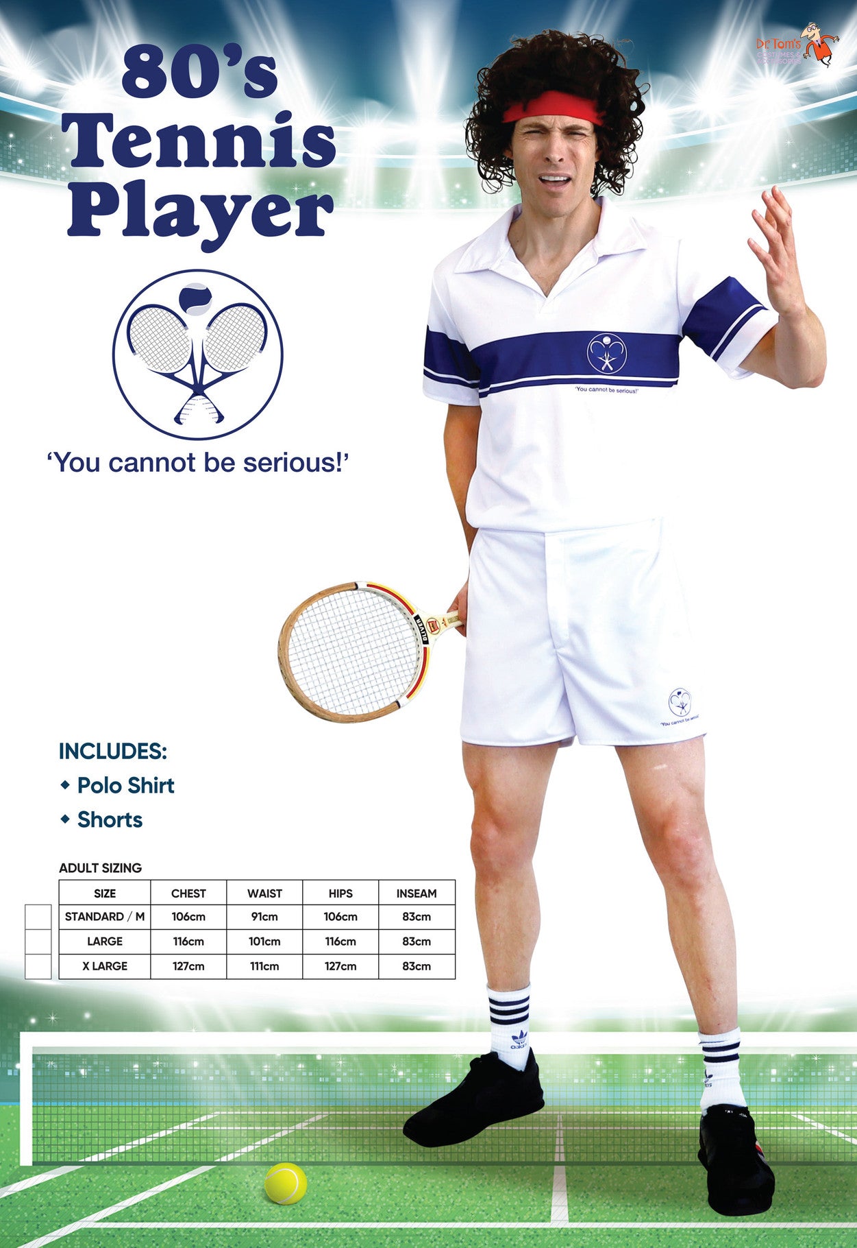 1980s tennis player uniform john mcenroe