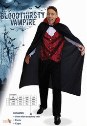 Blood Thirsty Vampire - Adult Costume
