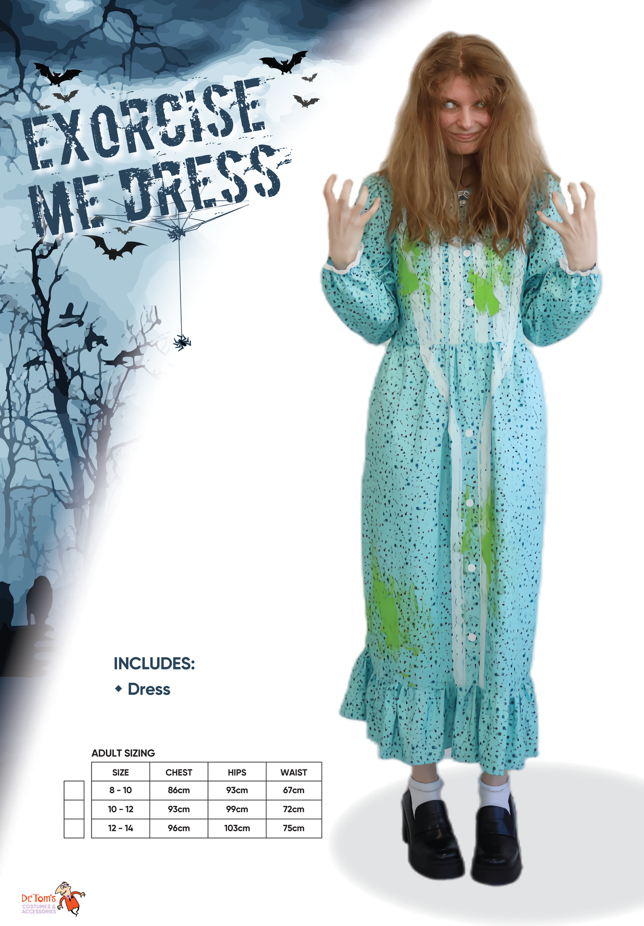 Exorcise Me Dress - Adult Costume