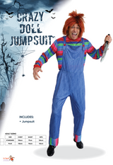 Crazy Doll Jumpsuit - Adult Costume