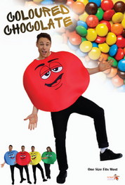 Colored Chocolate Costume - Red