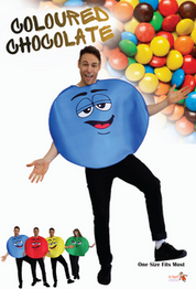 Colored Chocolate Costume - Blue