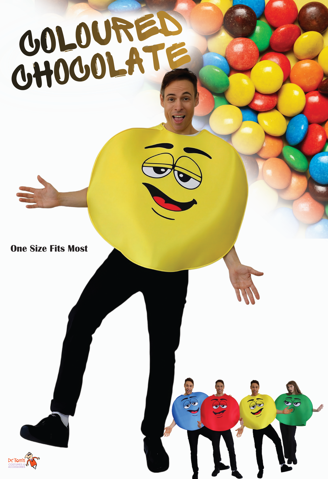 Colored Chocolate Costume - Yellow