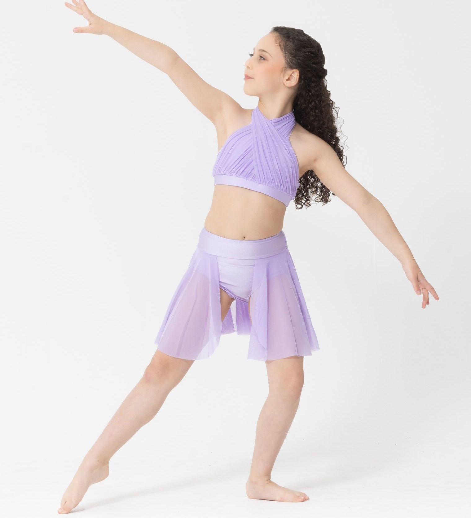 Alyssa Crop Top pastel dancewear costume lyrical