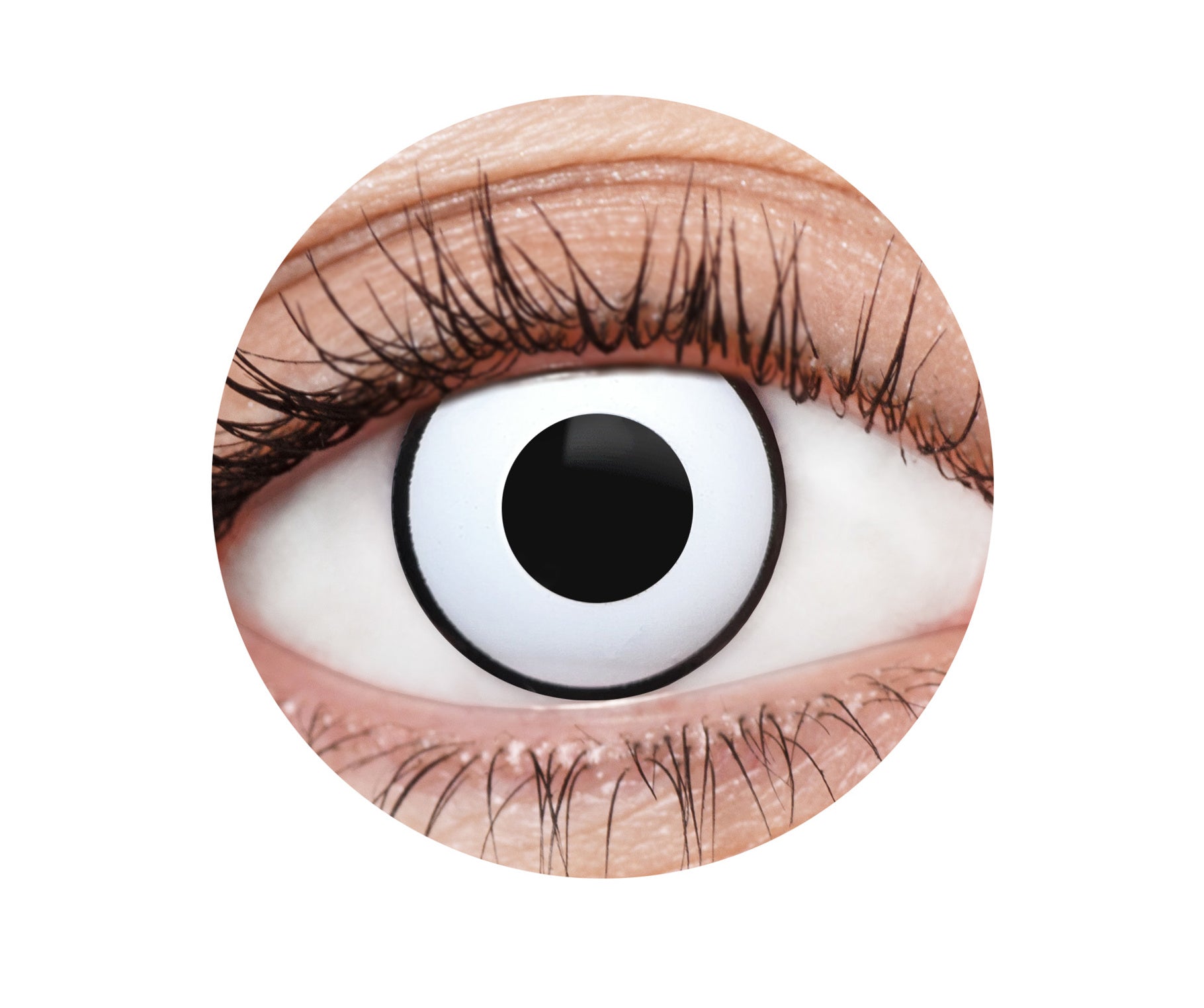 white manson contact lenses halloween zombie