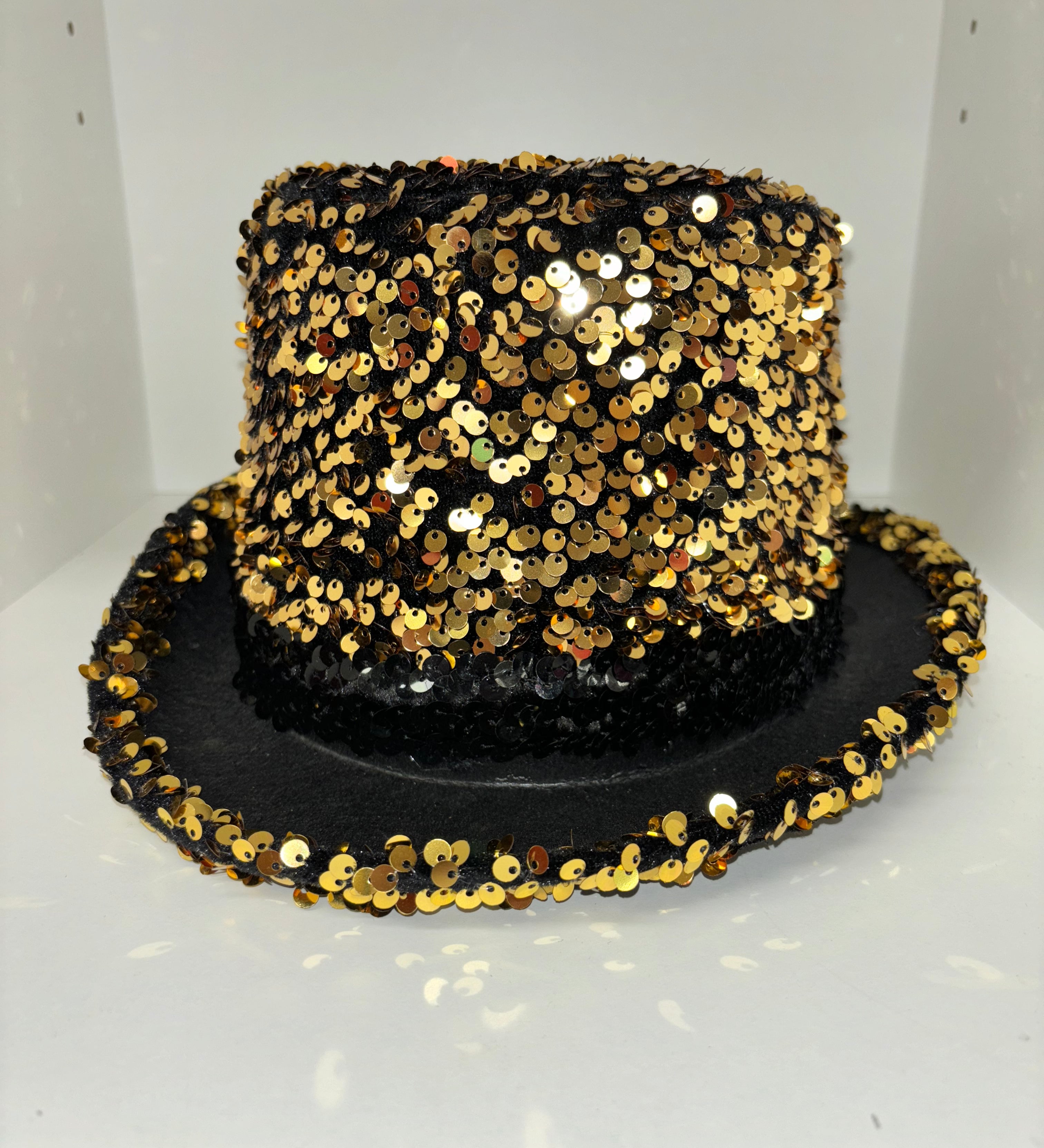 Sequin Top Hat - Gold or Silver