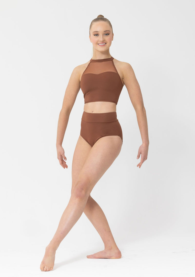 mocha brown nude dance briefs costume