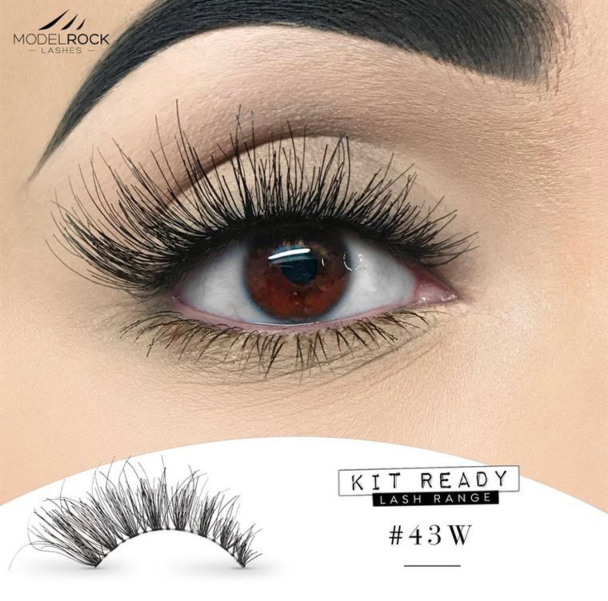 Model rock wispy lashes #43