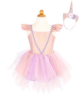 Pink Shimmer Unicorn Dress & Headband