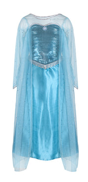 Frozen Elsa Ice Queen Dress with Cape 
