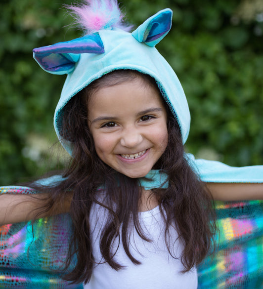 Reversible Unicorn & Dragon Cape - Child
