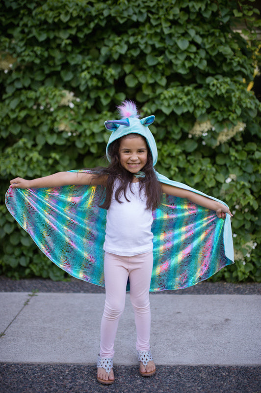 Reversible Unicorn & Dragon Cape - Child