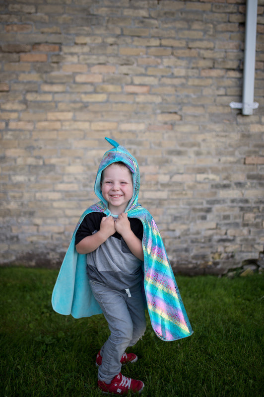 Reversible Unicorn & Dragon Cape - Child