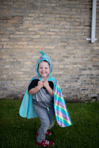 Reversible Unicorn & Dragon Cape - Child