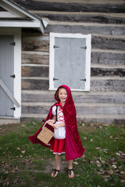 Little Red Riding Hood Velour Cape