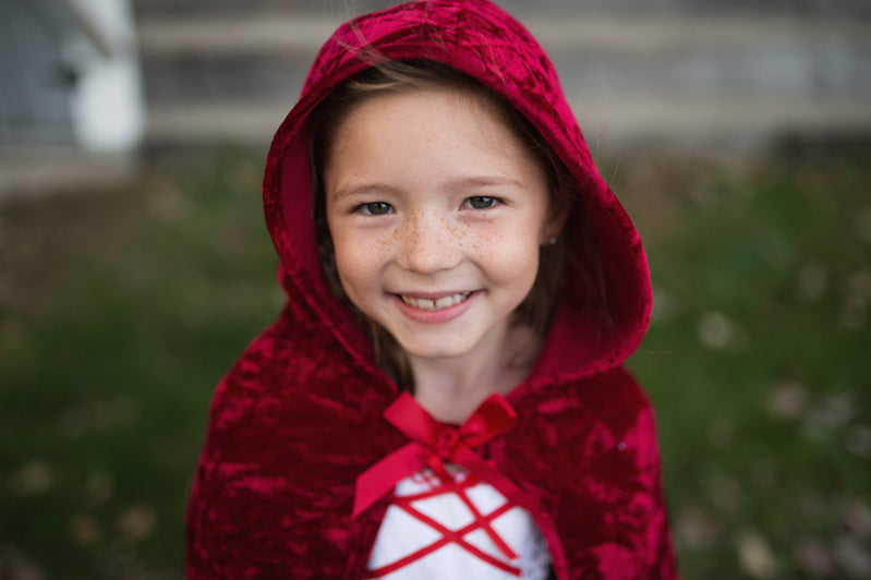 Little Red Riding Hood Velour Cape
